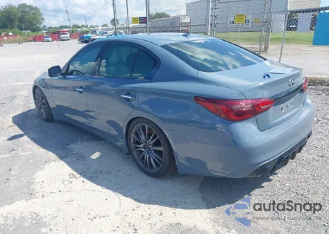 2022 Infiniti Q50 Red Sport 400 из США, поврежденный, VIN JN1FV7DP5NM370262